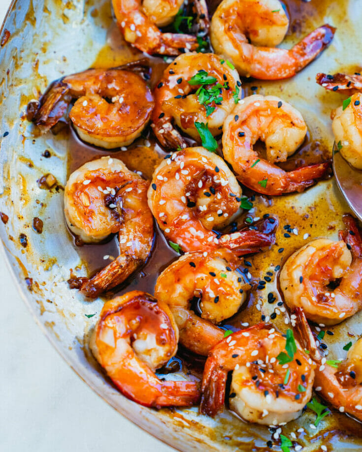 Honey Garlic Shrimp- Shrimp recipes